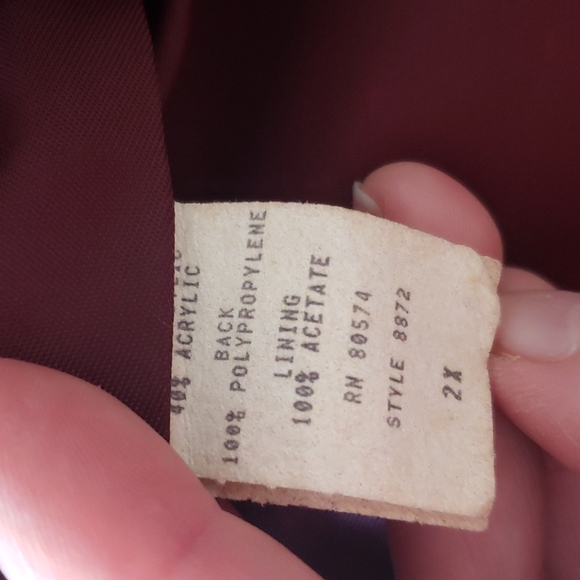 vintage Giorgio Parnucci faux fur coat sz 2x Made in USA - Picture 7 of 11